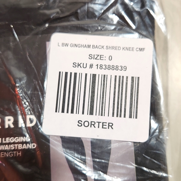 ❤️NWT VINTAGE TORRID PREMIUM BLACK SLASHED KNEE BLACK CHECKERED UNDERLAY LARGE - Picture 4 of 10